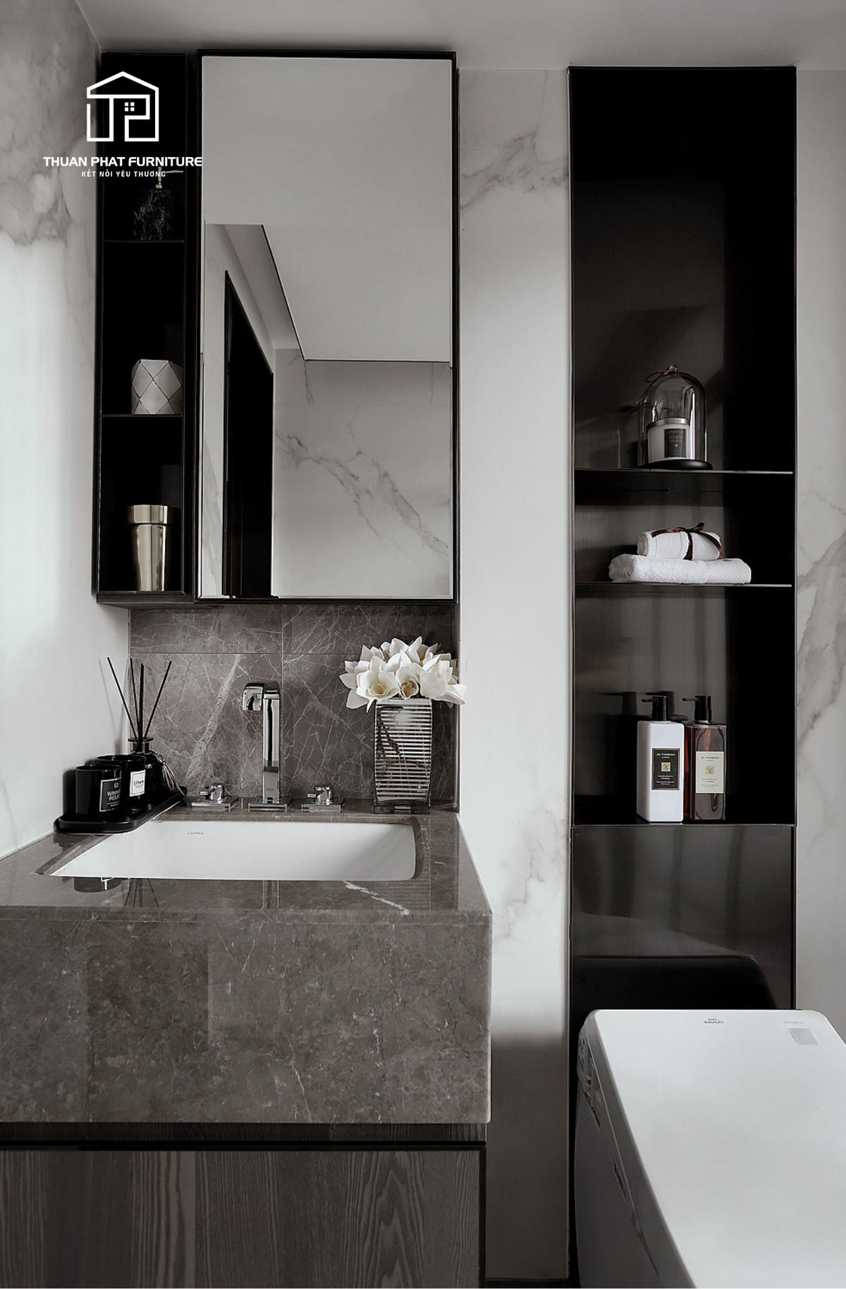 Thiết kế nội thất căn hộ 3 phòng ngủ hiện đại tại Quận 3 – Dự án anh Tuấn Kiệt