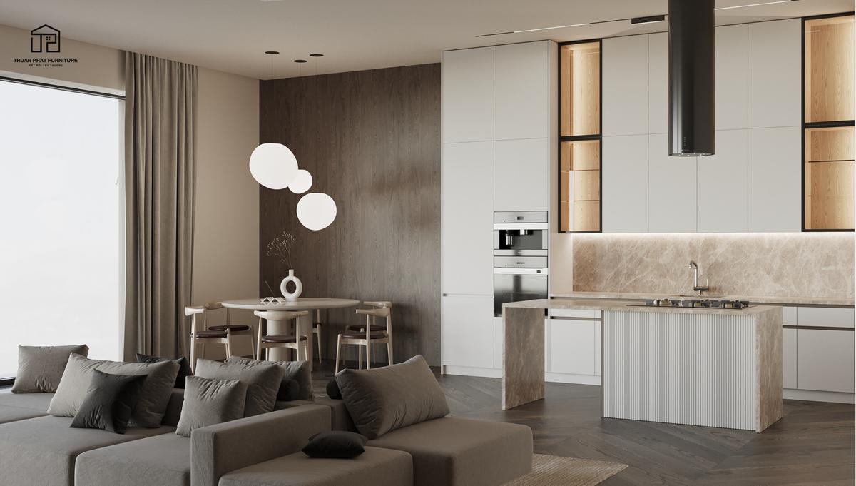 Thiết kế nội thất tối giản minimalism tại nhà Anh Quang Hùng