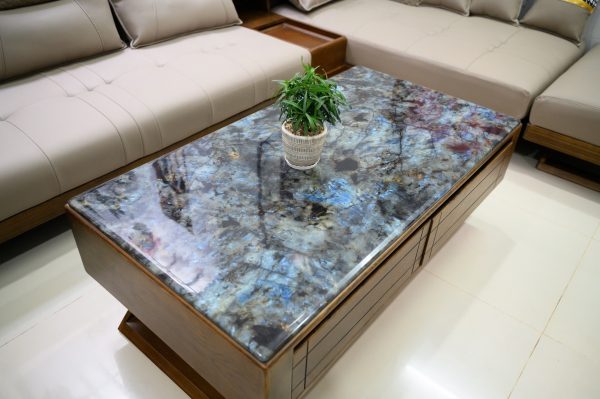 Bộ Sofa Da Cao Cấp Ốp Gỗ Sồi – VAROMI 882A - Hình ảnh 4