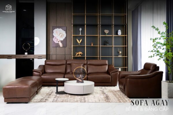 SOFA DA THẬT AGAY EE27