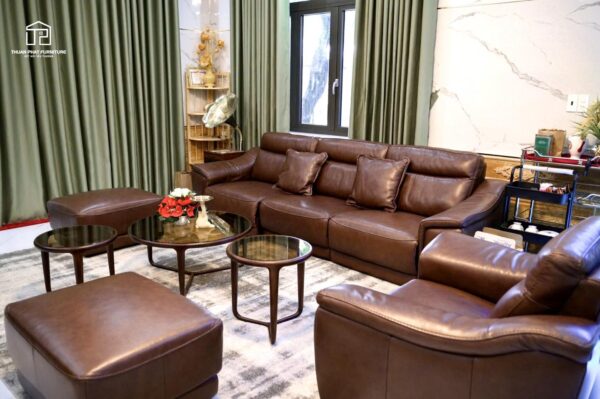 SOFA DA THẬT AGAY EE27 - Hình ảnh 6